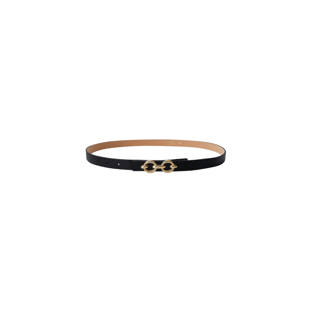 Black Colour Lotus Belt