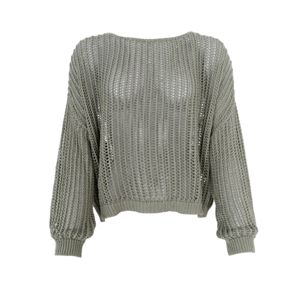 Black Colour Zelina Knittet Jumper