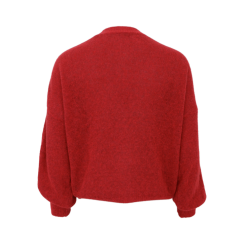 Black Colour Dell Heavy Strik Cardigan