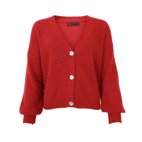 Black Colour Dell Heavy Strik Cardigan