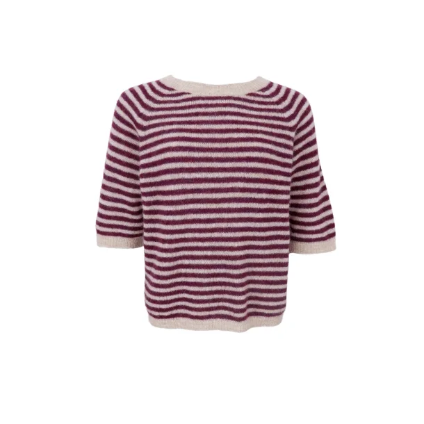 Black Colour Dell Stribed Jumper