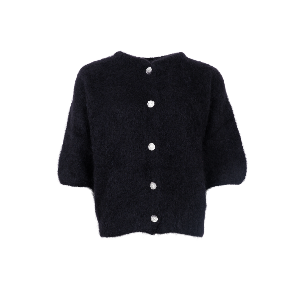 Black Colour Bjoerk Knit Cardigan