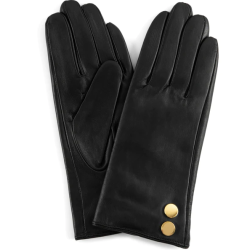 Depeche Skind Handsker m/guld knapper