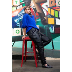 Black Colour Dessie Vegan Baggy Bukser