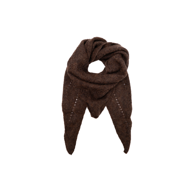 Black Colour Dell Knitted Mini Scarf