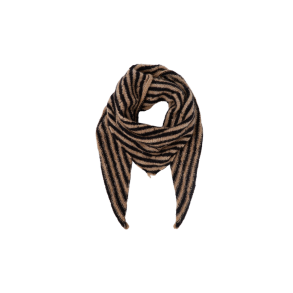 Black Colour Dell Mini Stripe Scarf