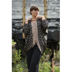 Black Colour Luna Bat Tunic