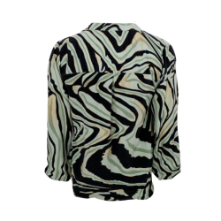 Black Colour Luna Bluse