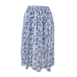 Black Colour Flora Nederdel