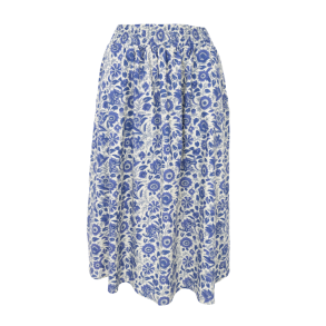 Black Colour Flora Nederdel