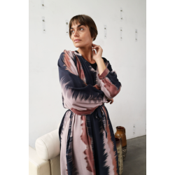 Black Colour Flame Kjole