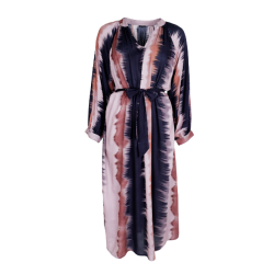 Black Colour Flame Kjole