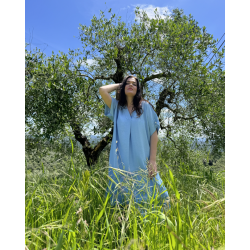 Black Colour Samos Kjole