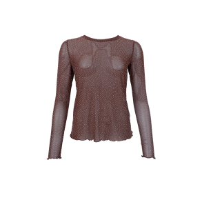 Black Colour Alexis Tee W/stone