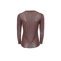 Black Colour Alexis Tee W/stone