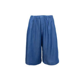 Black Colour Pueblo Tencel Shorts