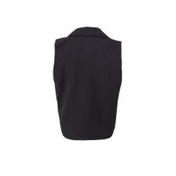 Black Colour Rena Wrap Vest