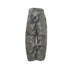Black Colour Aila Barrel Pant