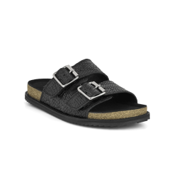 Green Comfort Mango Slide Buckle Sandal