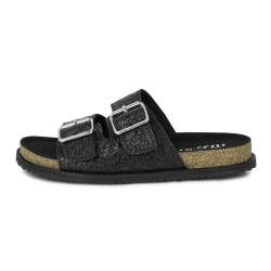 Green Comfort Mango Slide Buckle Sandal