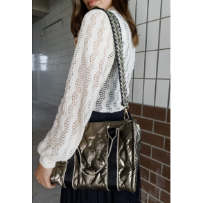 Black Colour Leonora Bluse