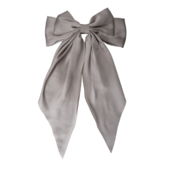Black Colour Renee Satin Bow barette