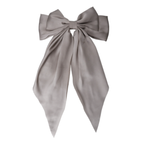 Black Colour Renee Satin Bow barette