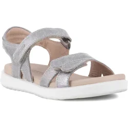 Ecco Flora Silver Brne Sandal