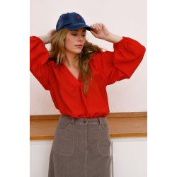 Black Colour Lusia Raglan Blouse