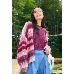 Black Colour Alexis Tee W/Stone