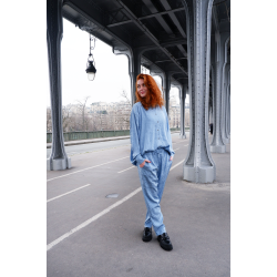 Black Colour Leonara Skjorte