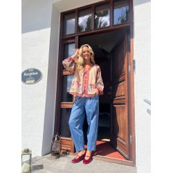 Black Colour Davina Barrel Bukser