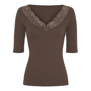 Tim & Simonsen Belen Rib V-lace Top