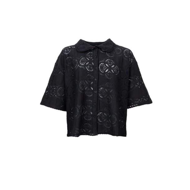 Black Colour Milos Lace Skjorte