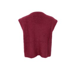 Black Colour Bjoerk Knitted Button Vest