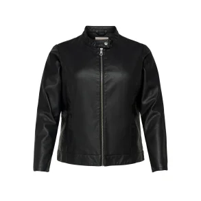 Only Carmakoma Faux Leather Jacket