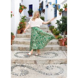 Black Colour Luna Maxi Frill Nederdel